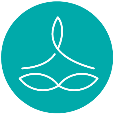 Abstract line illustration meant to represent yoga